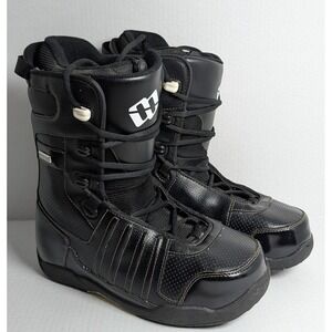 Morrow Snowboard Boots Men's US 8 Black Lace-Up Winter Snow Gear All Mountain
